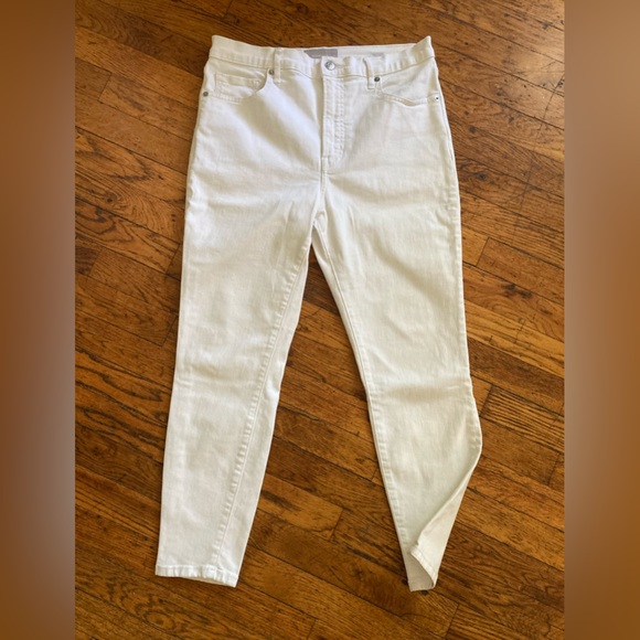 Everlane High Rise Skinny in Bone - Picture 3 of 4